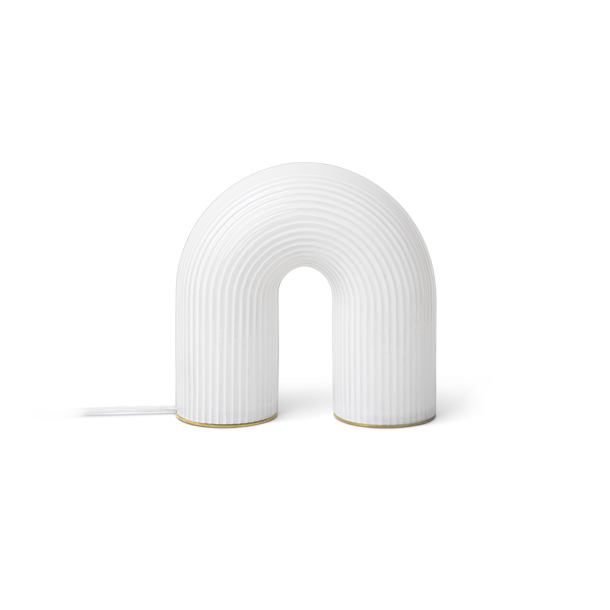 Display product Vuelta Table Lamp - White from manufacturer ferm LIVING