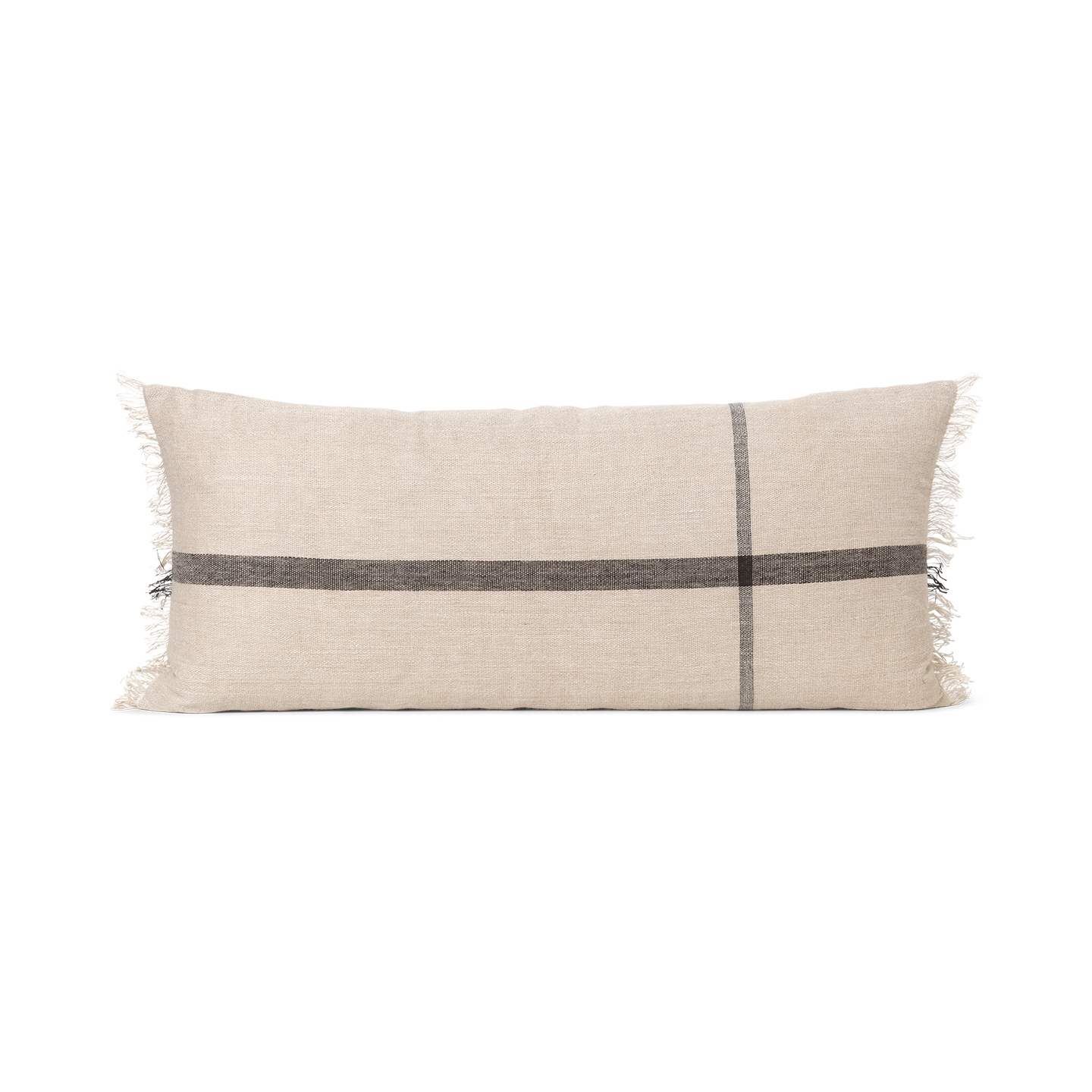 Mostra il prodotto Calm Cushion Long - Camel / Black del produttore ferm LIVING