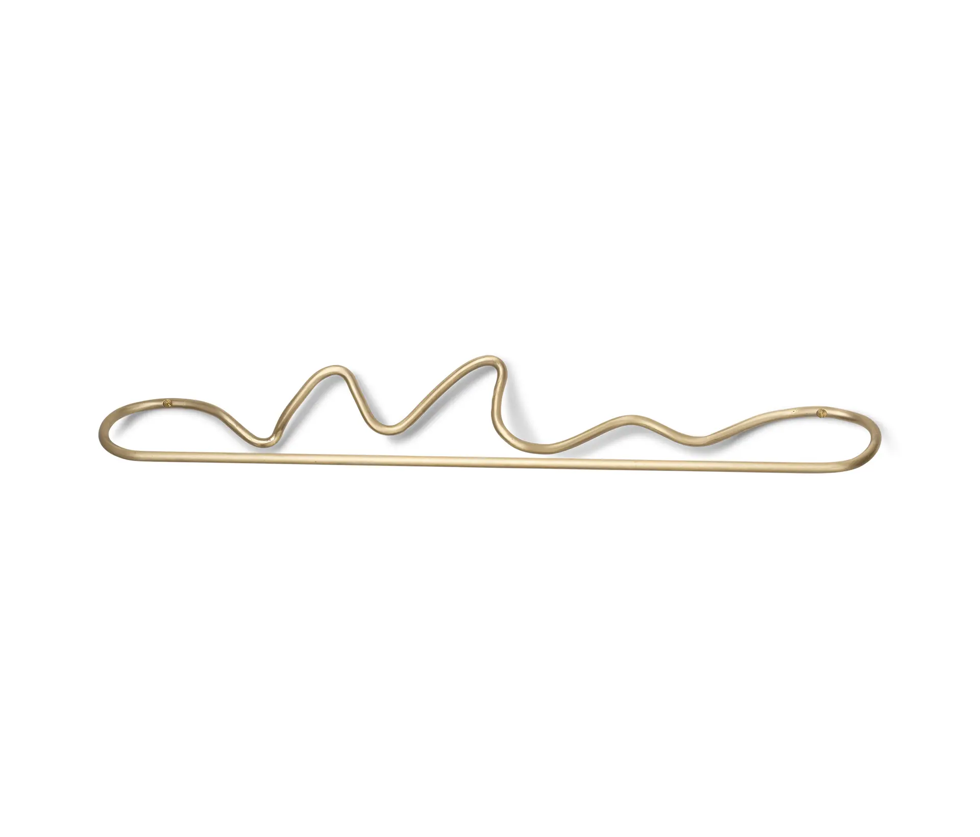 ferm LIVING - Curvature Towel Hanger - Brass