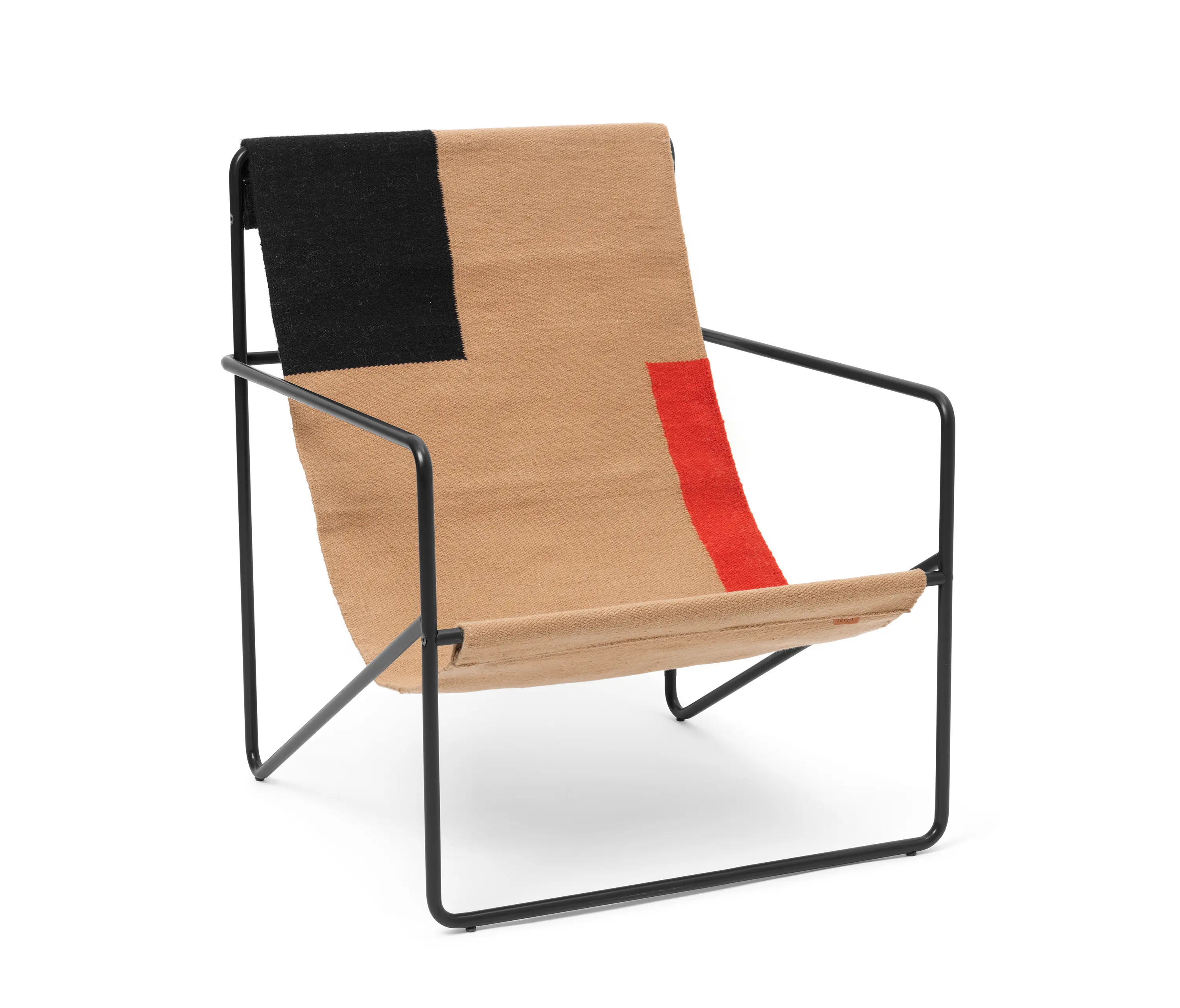 ferm LIVING - Desert Lounge Chair - Black/Block