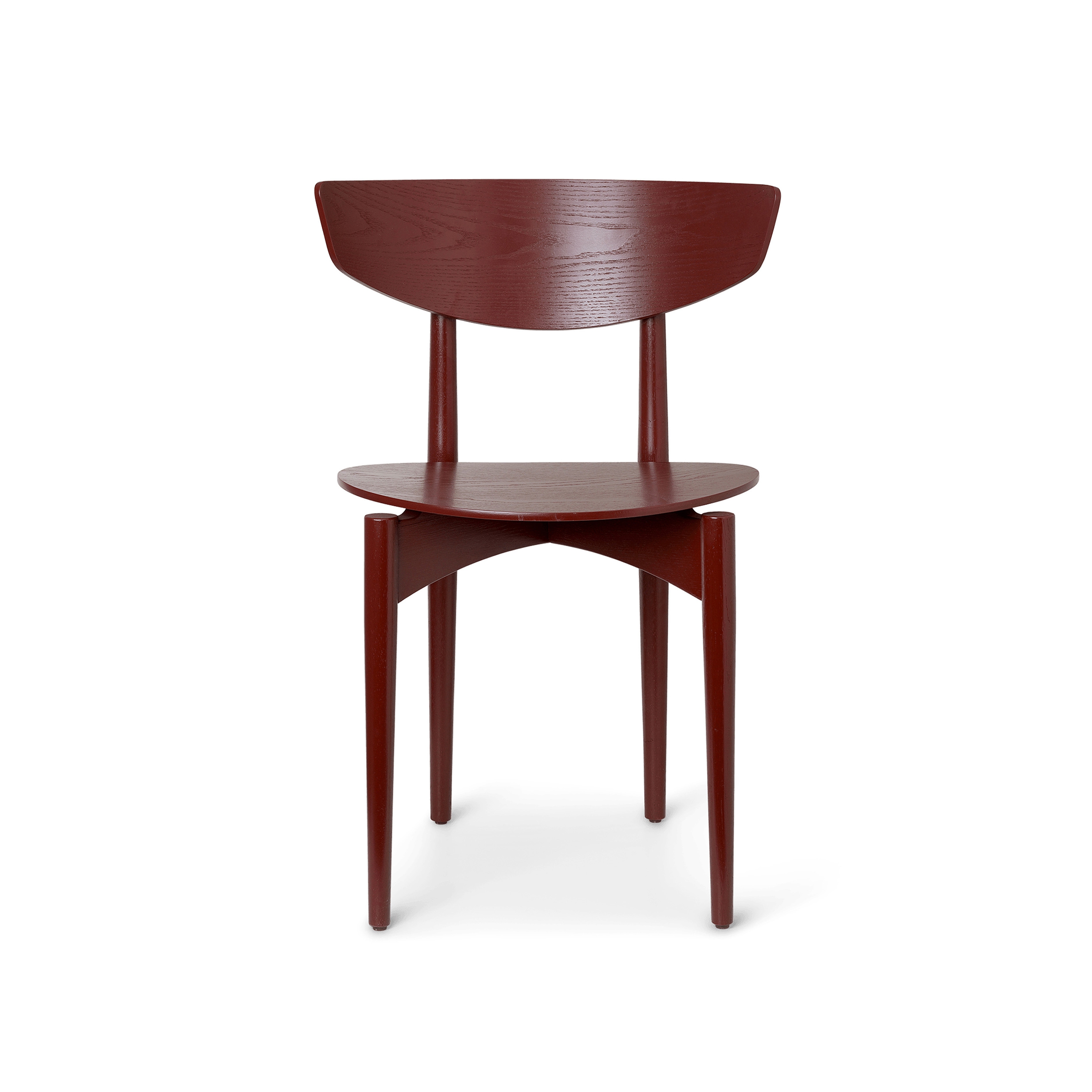 Herman Dining Chair Wood - Red Brown
