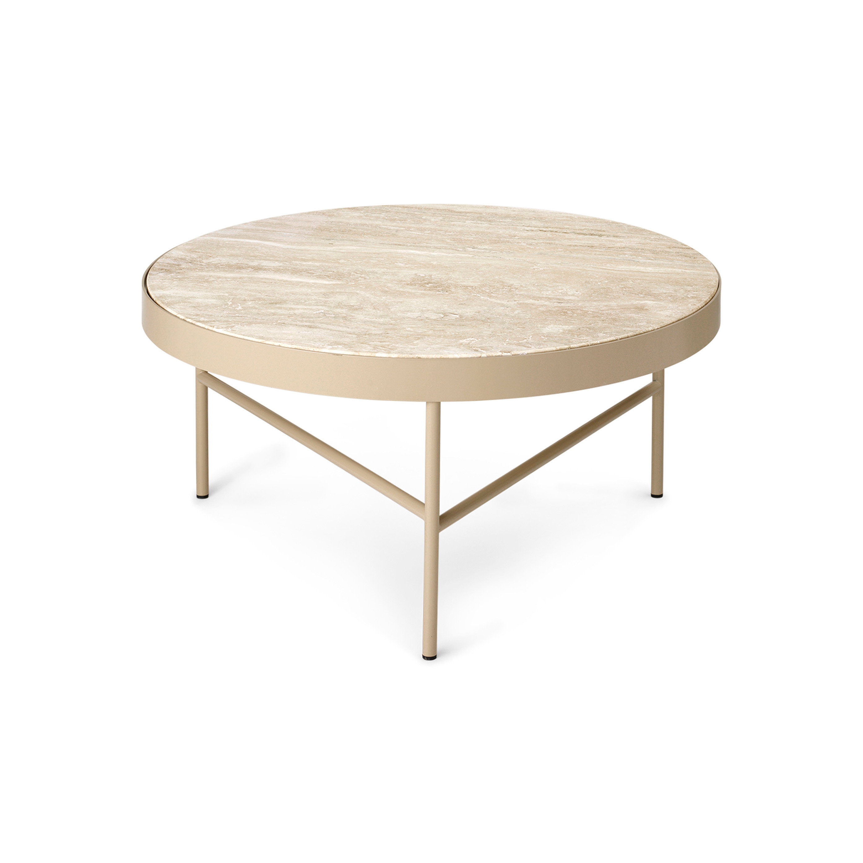 Produkt Travertine Table - Large - Cashmere des Herstellers ferm LIVING anzeigen