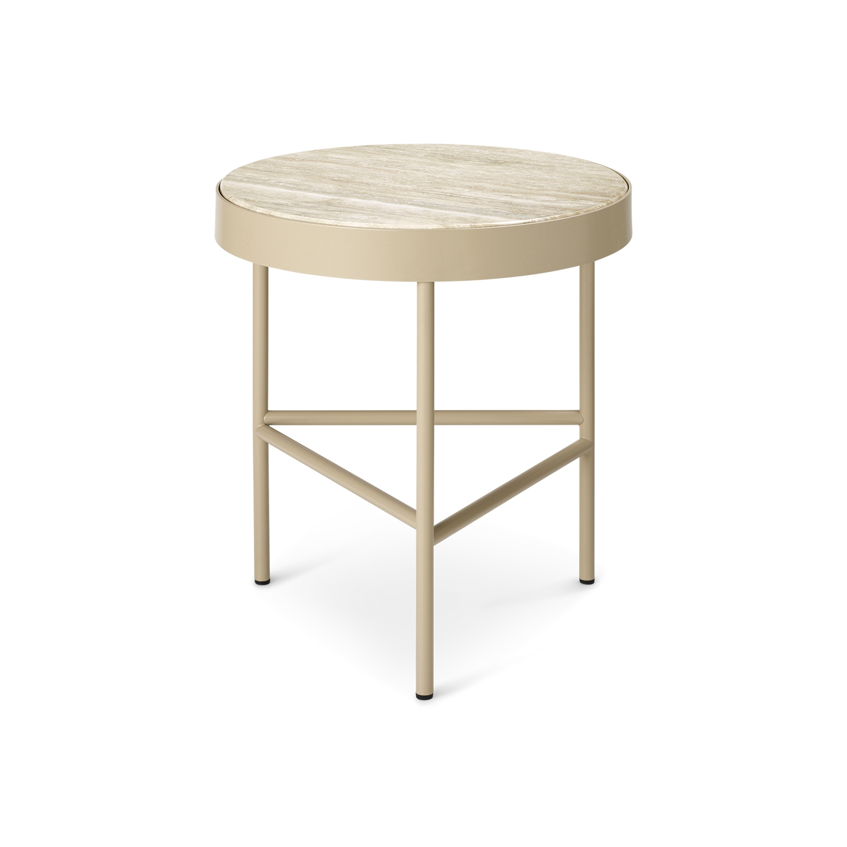 Mostra il prodotto Travertine Table - Medium - Cashmere del produttore ferm LIVING