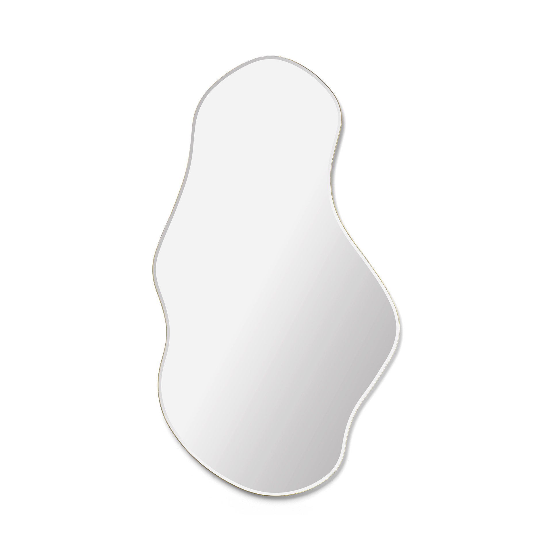 Display product Pond Mirror - Large - Brass from manufacturer ferm LIVING