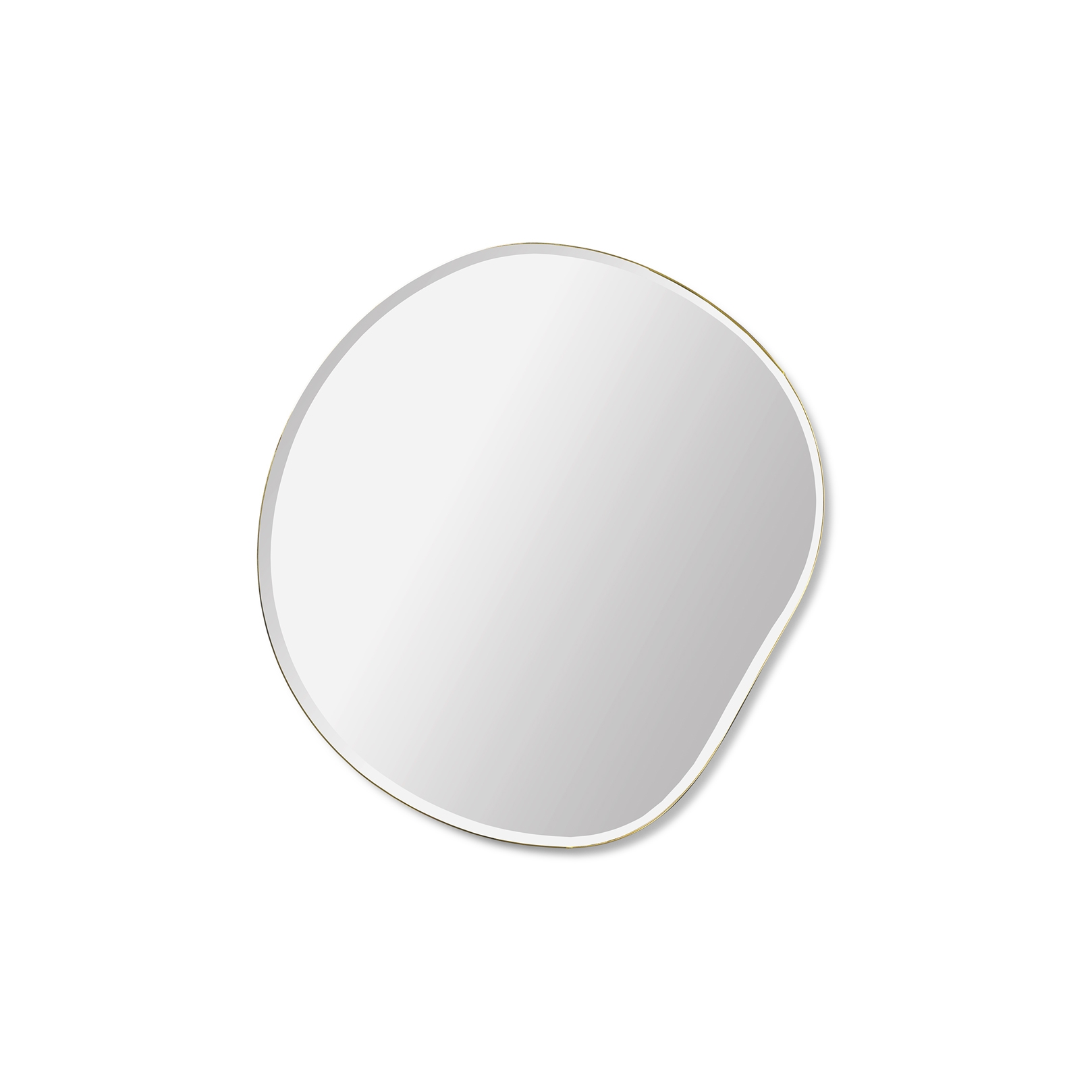 Produkt Pond Mirror - Small - Brass des Herstellers ferm LIVING anzeigen