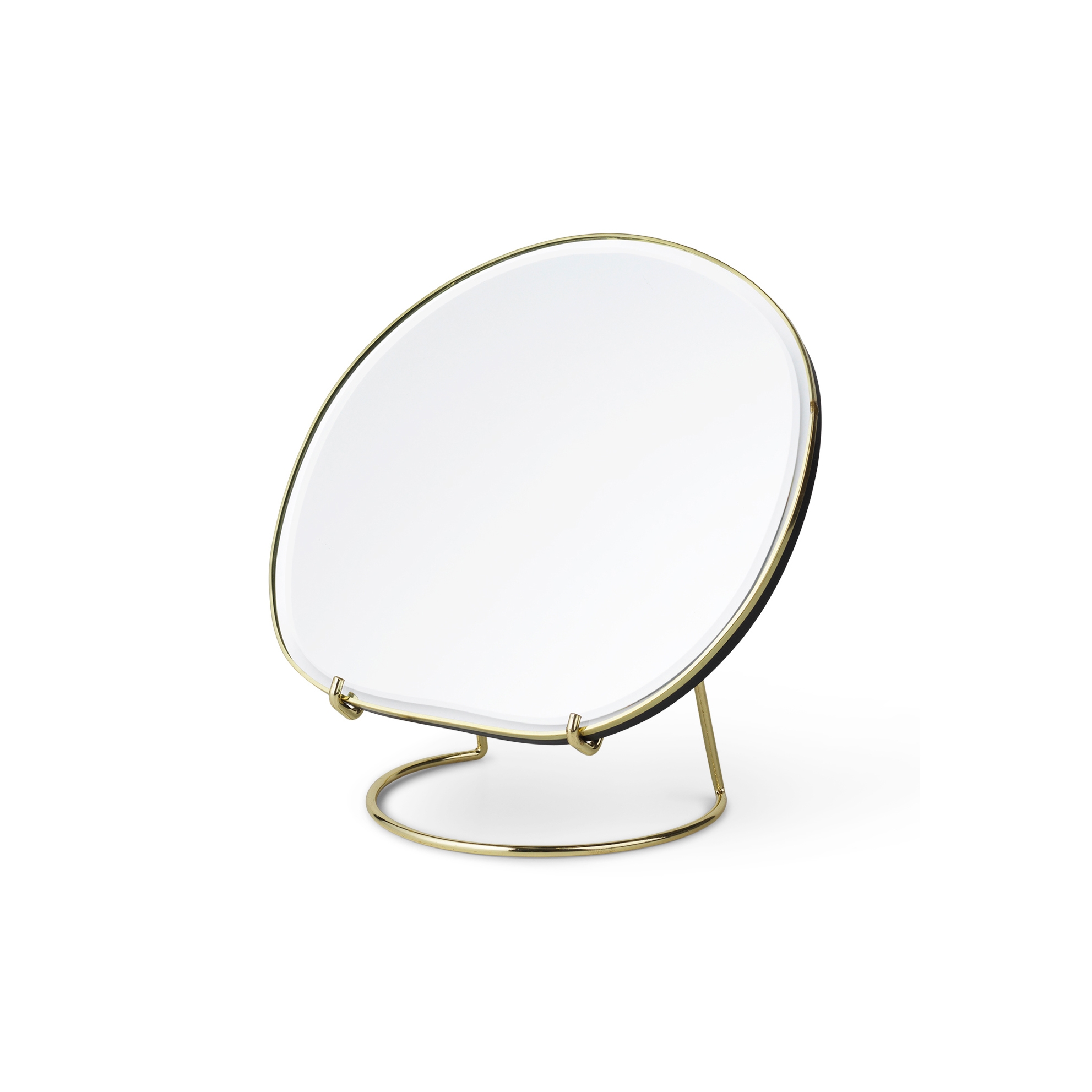 Display product Pond Table Mirror - Brass from manufacturer ferm LIVING