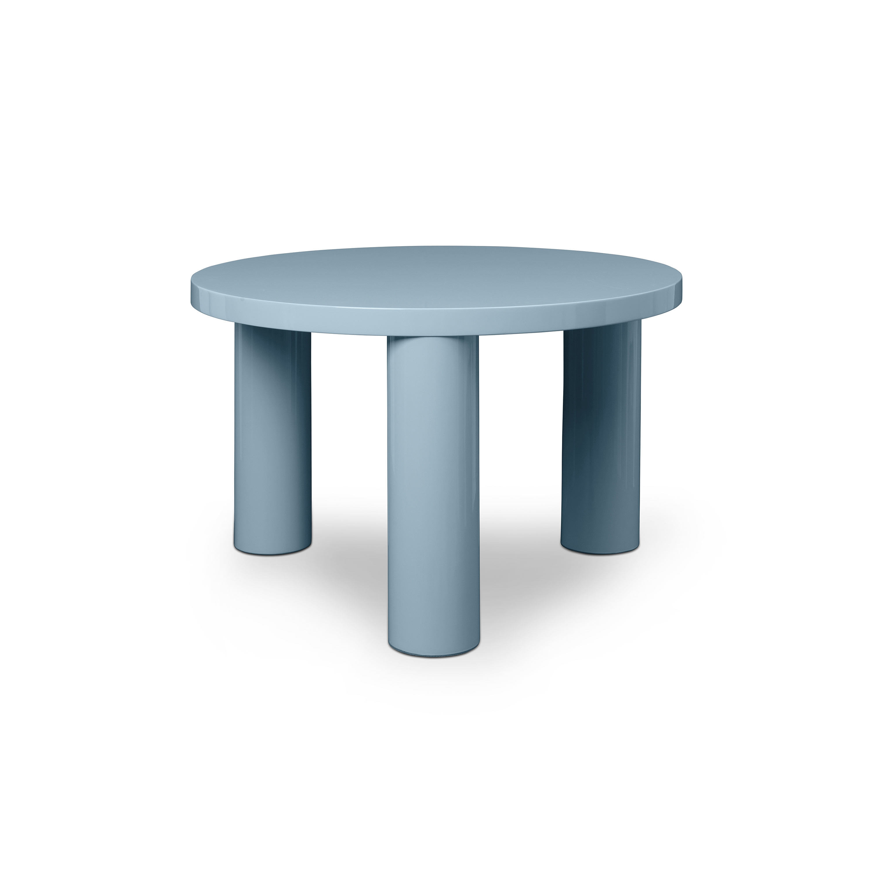 Display product Post Coffee Table - Small - Ice Blue from manufacturer ferm LIVING