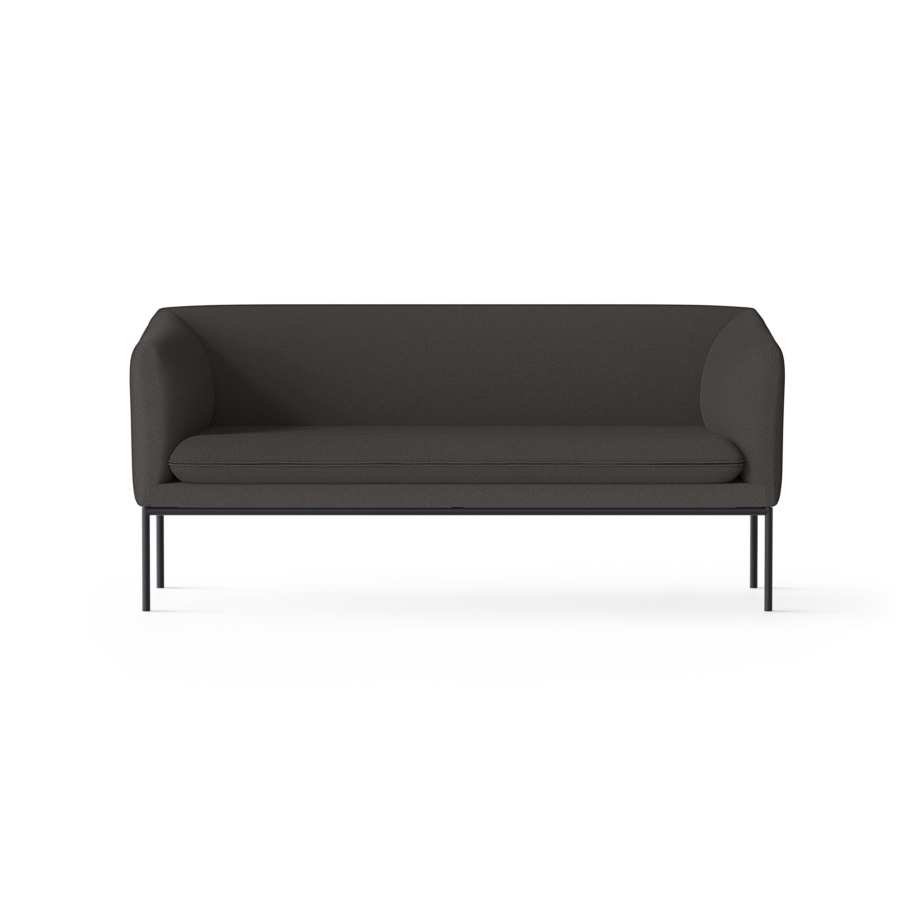 Vertoon produk Turn 2-Seater Cyber - Dark Grey 2101 van vervaardiger ferm LIVING