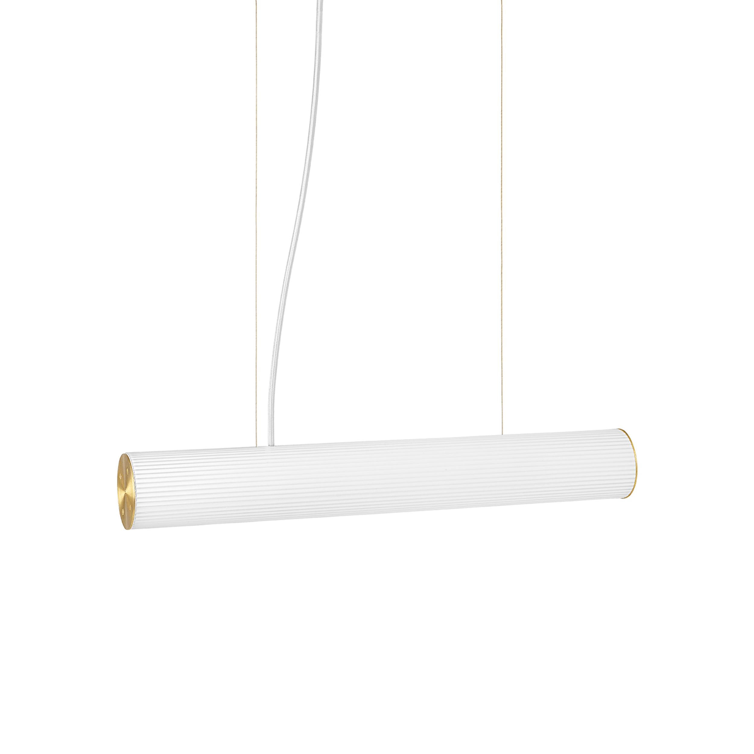 Mostrar el producto Vuelta Pendant 60-White/Brass del fabricante ferm LIVING