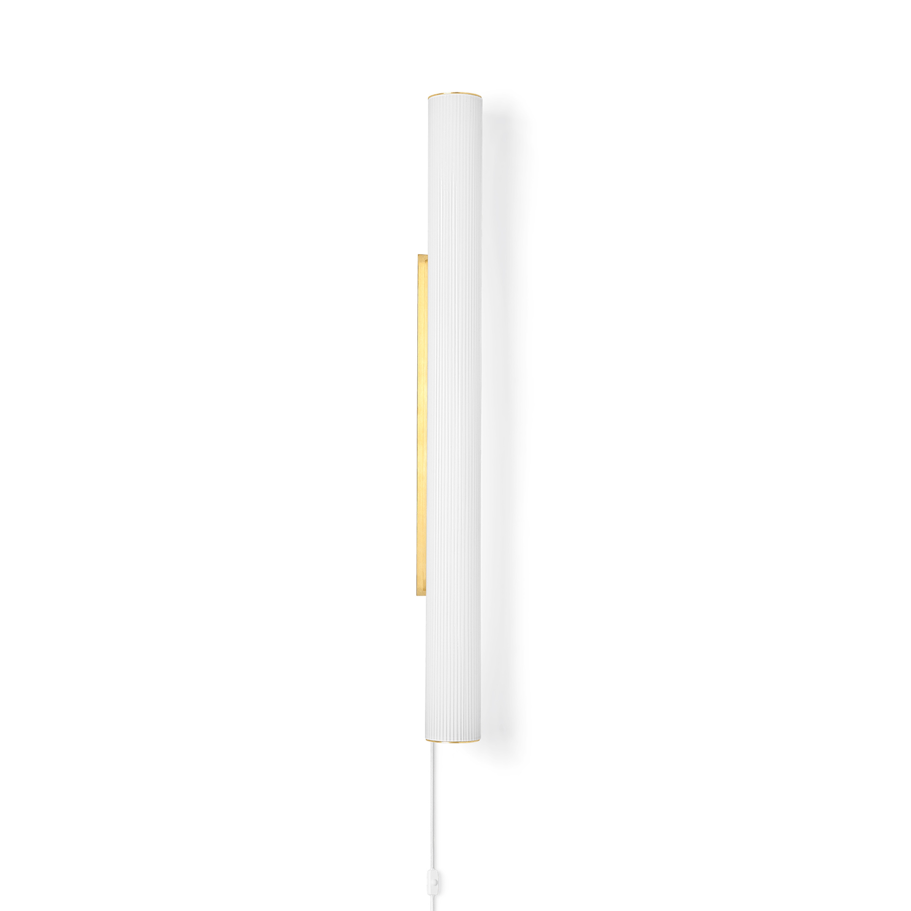 Mostra il prodotto Vuelta Wall Lamp 100-White/Brass del produttore ferm LIVING