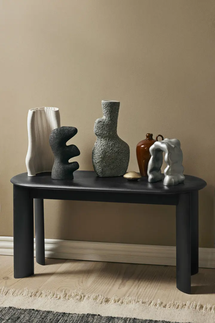 ferm LIVING - Bevel Bench - Black Beech