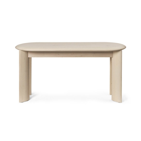 Vertoon produk Bevel Bench - White Oiled Beech van vervaardiger ferm LIVING