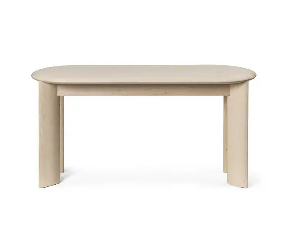 ferm LIVING - Bevel Bench - White Oiled Beech