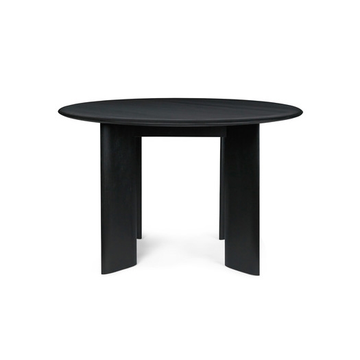 Bevel Round Table Ø 117 - Black Beech