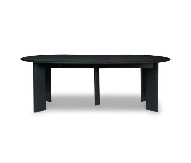 ferm LIVING - Bevel Table - Extendable x 2 - Black Beech