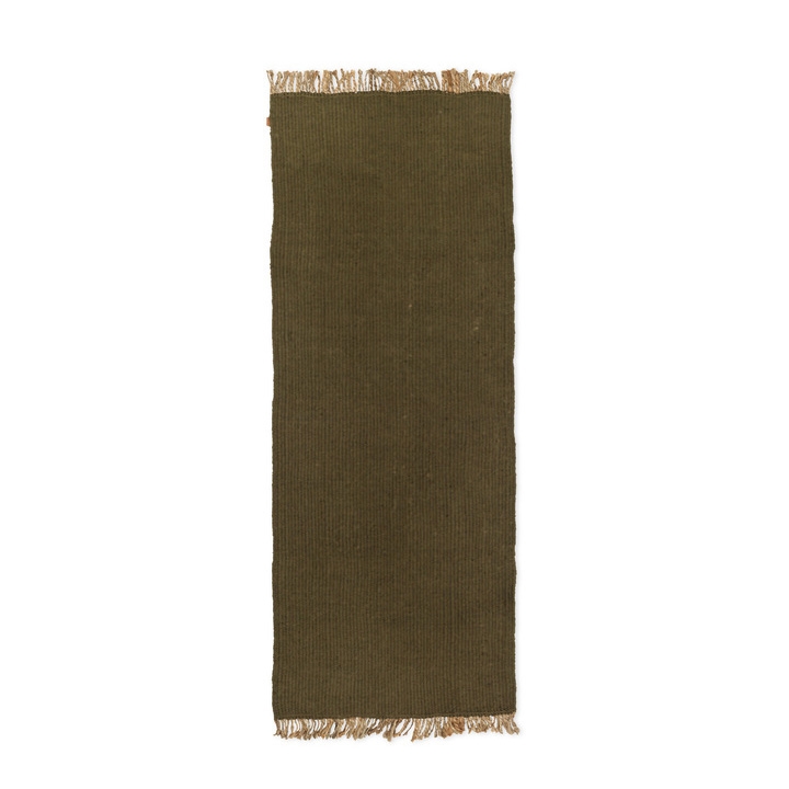 Display product Block Runner - Olive/Natural from manufacturer ferm LIVING