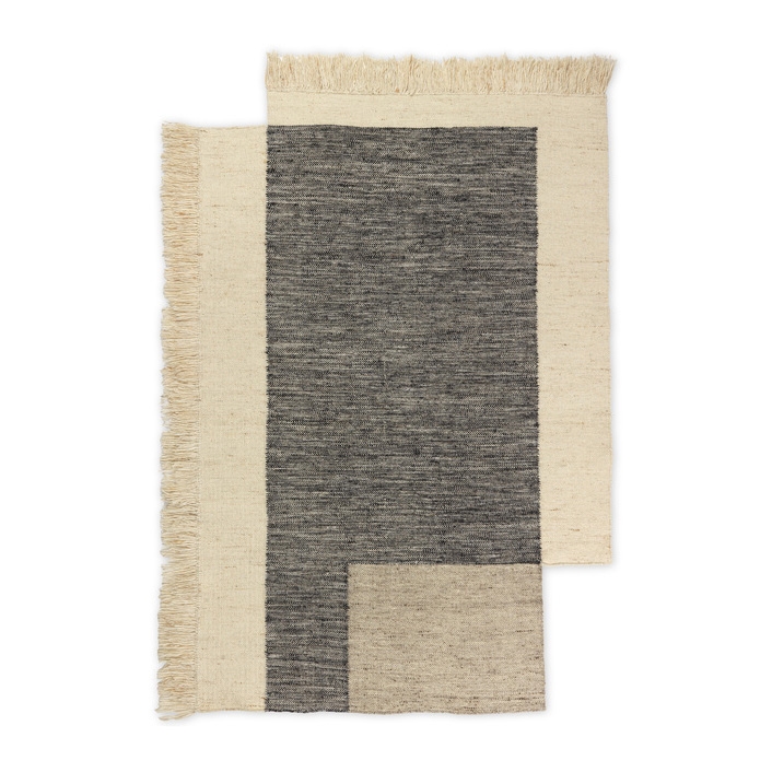 Display product Counter Rug 140 x 200 - Charcoal/Off-white from manufacturer ferm LIVING