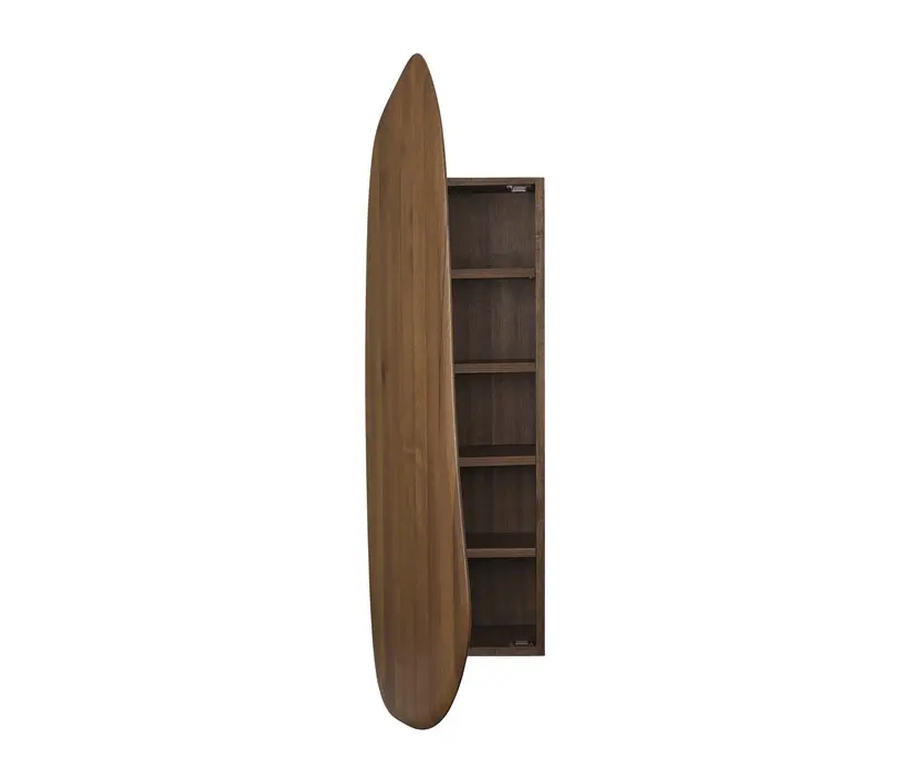 ferm LIVING - Feve Wall Cabinet - Walnut