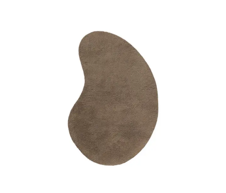 ferm LIVING - Forma Wool Rug - Small - Ash Brown