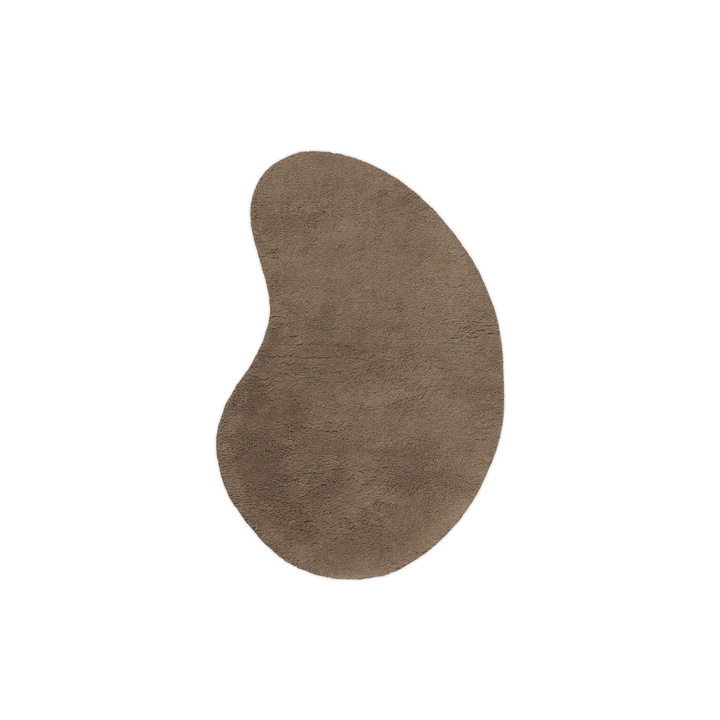 Display product Forma Wool Rug - Small - Ash Brown from manufacturer ferm LIVING