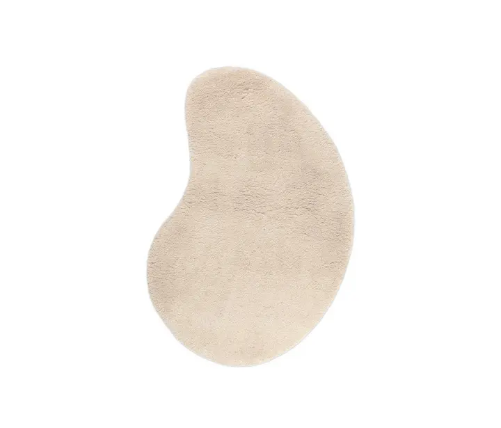 ferm LIVING - Forma Wool Rug - Small - Off-white
