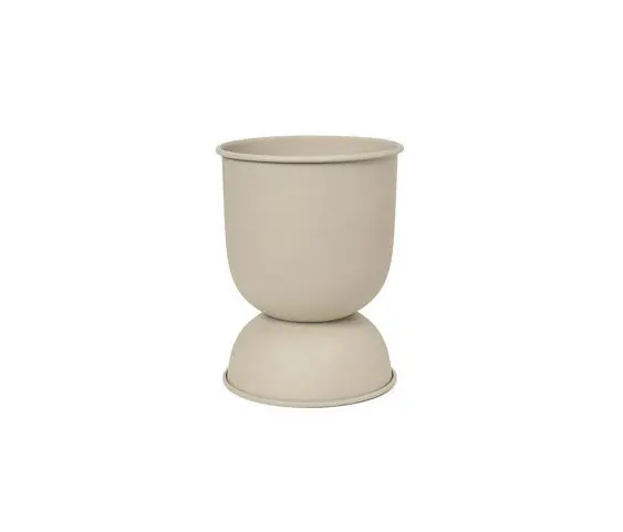 ferm LIVING - Hourglass Pot - Extra Small - Cashmere
