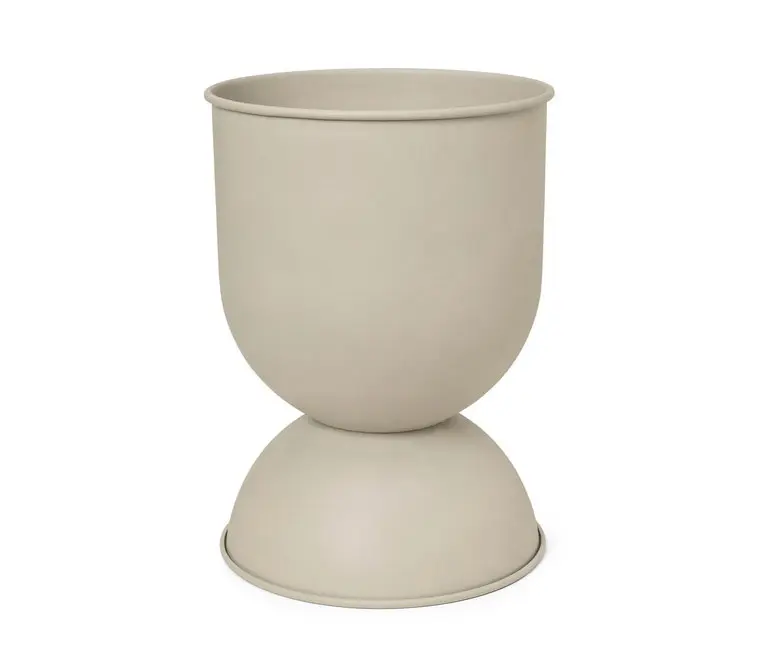 ferm LIVING - Hourglass Pot - Large - Cashmere