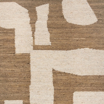 Mostra il prodotto Piece Rug - 140 x 200 - Off-white/Toffee del produttore ferm LIVING