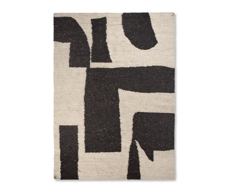 100 200 Rug PIECE RUG - 200 X 300 - OFF-WHITE/COFFEE – Tapis / Tapis de designers ...