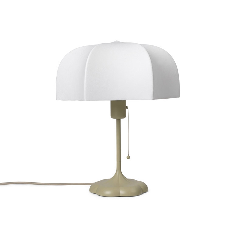 Afficher le produit Poem Table Lamp - White/Cashmere du fabricant ferm LIVING