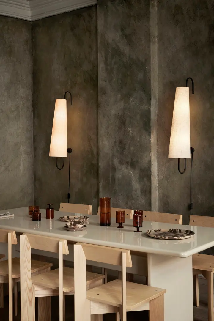 ferm LIVING - Rink Dining Table - Small - Eggshell