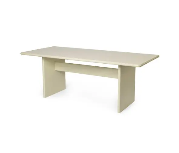 ferm LIVING - Rink Dining Table - Small - Eggshell