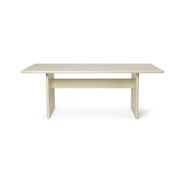 Display product Rink Dining Table - Small - Eggshell from manufacturer ferm LIVING
