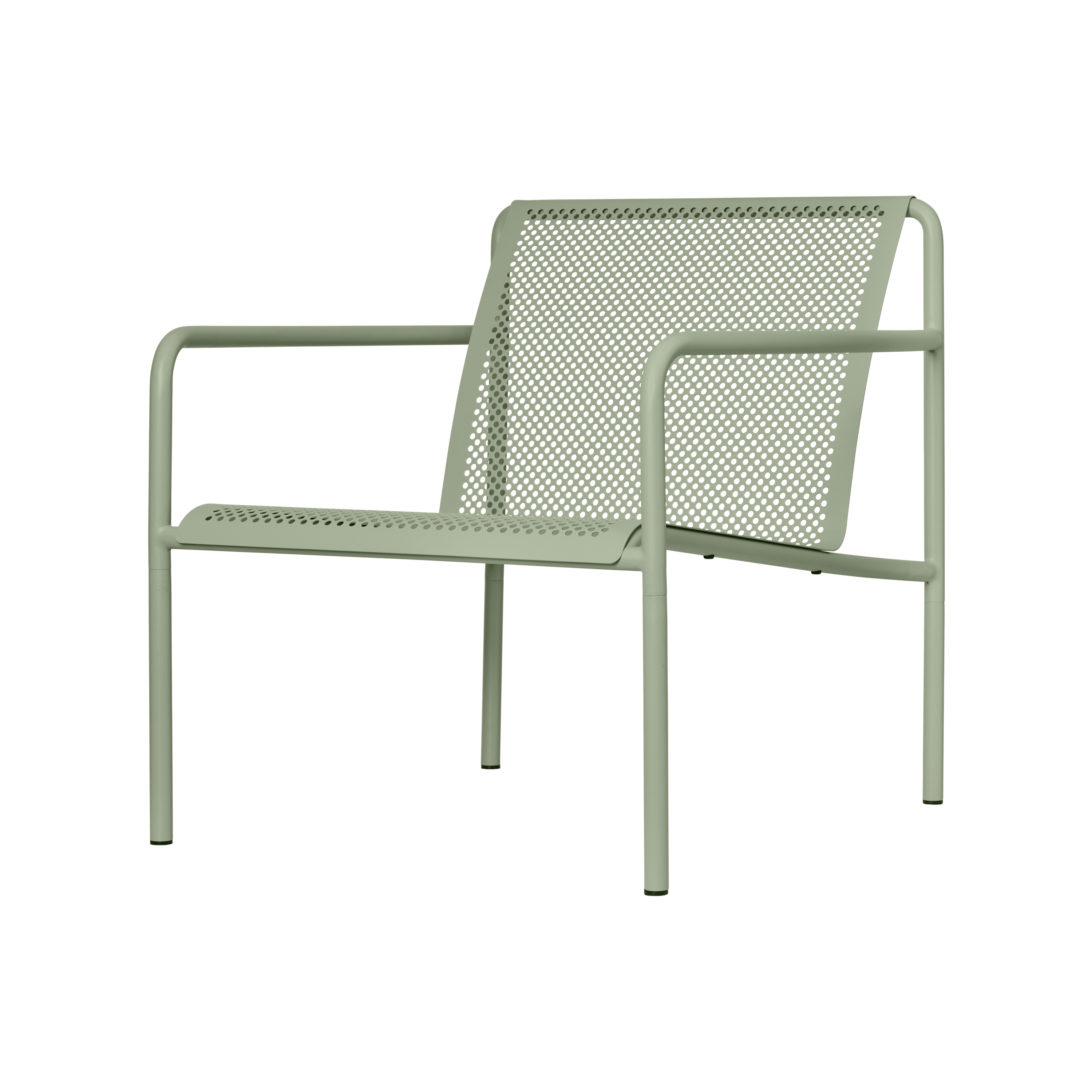 Dapple Lounge Chair with Arms - Tea Green