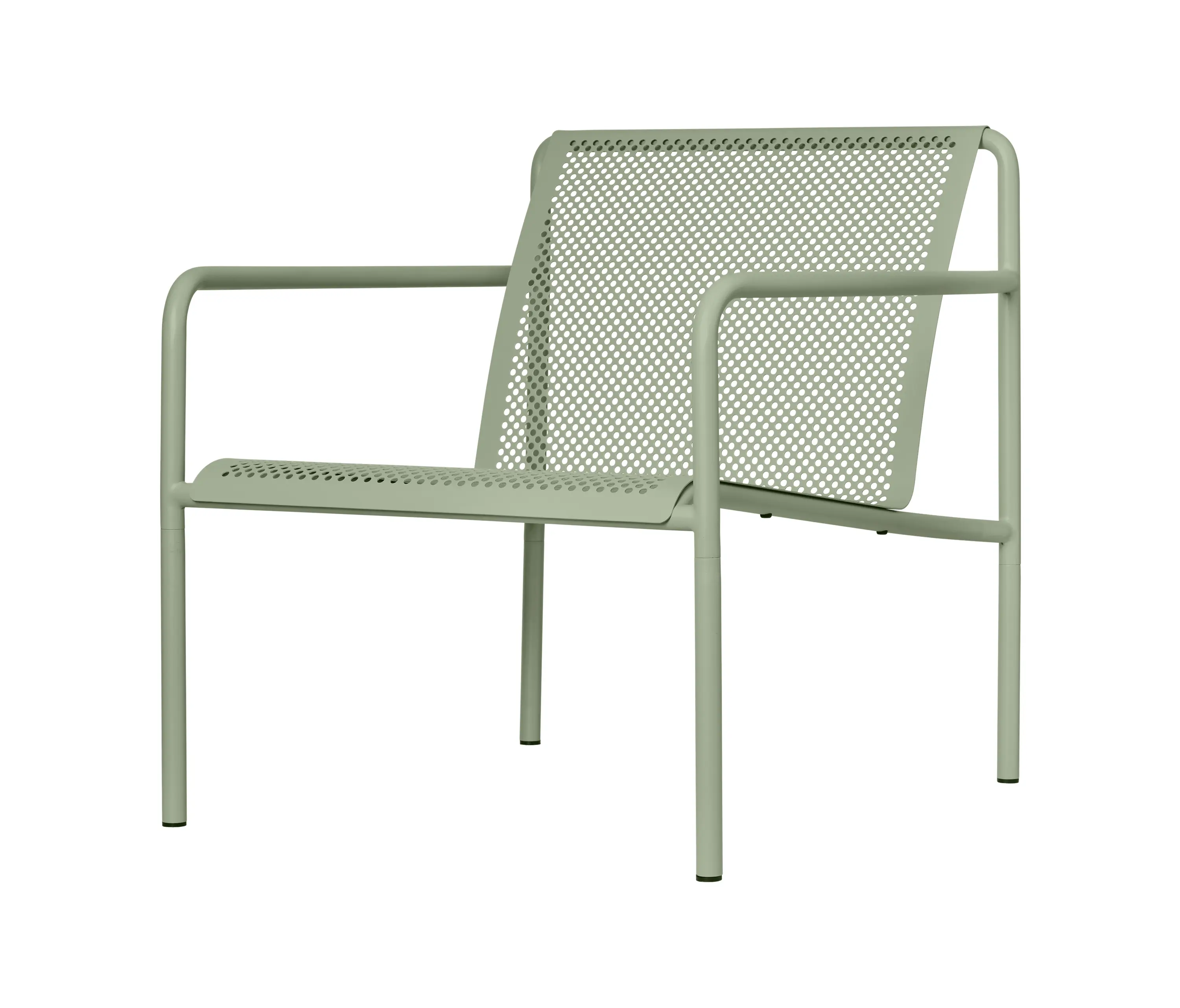 ferm LIVING - Dapple Lounge Chair with Arms - Tea Green