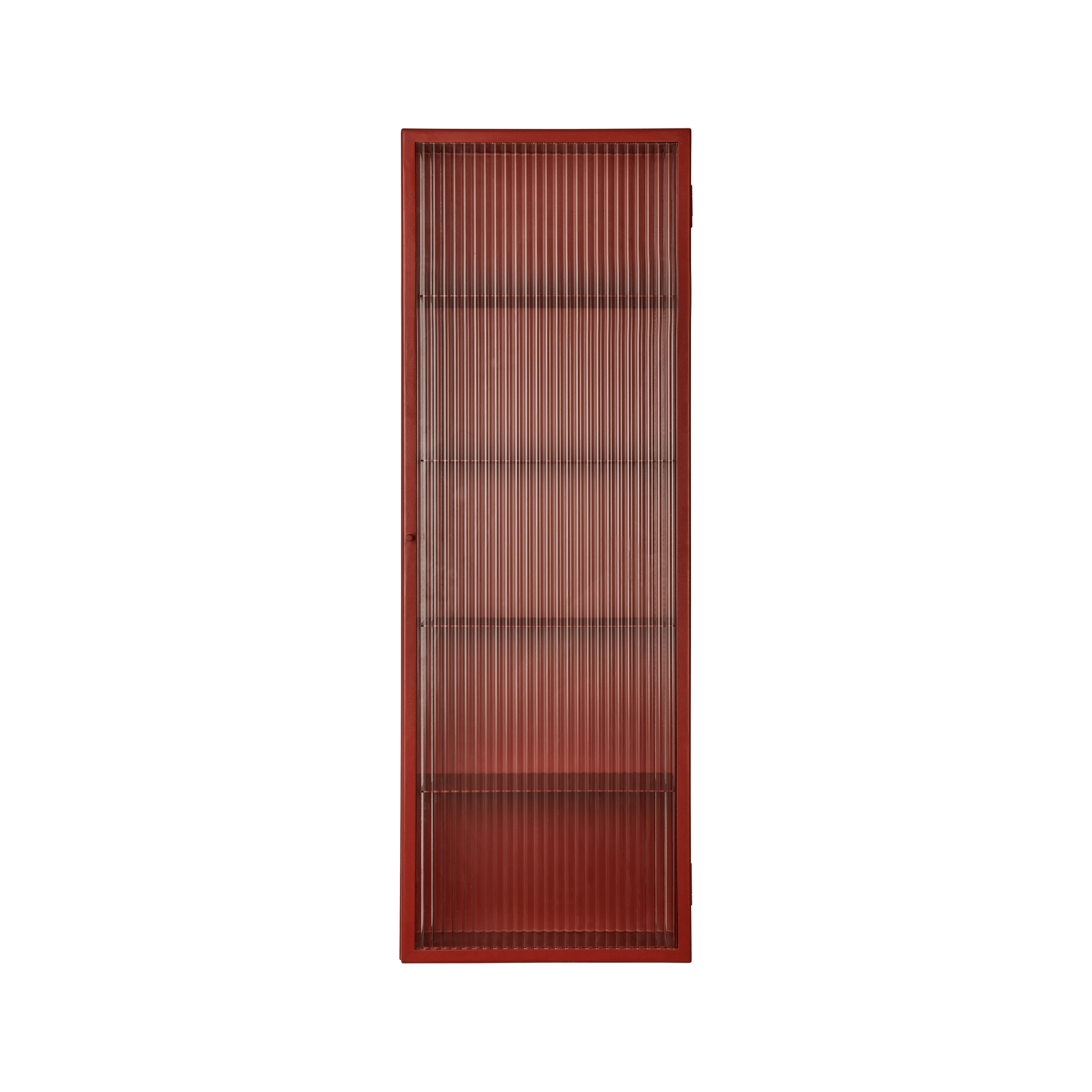 Display product Haze Wall Cabinet - 35 x 100 - Oxide Red from manufacturer ferm LIVING