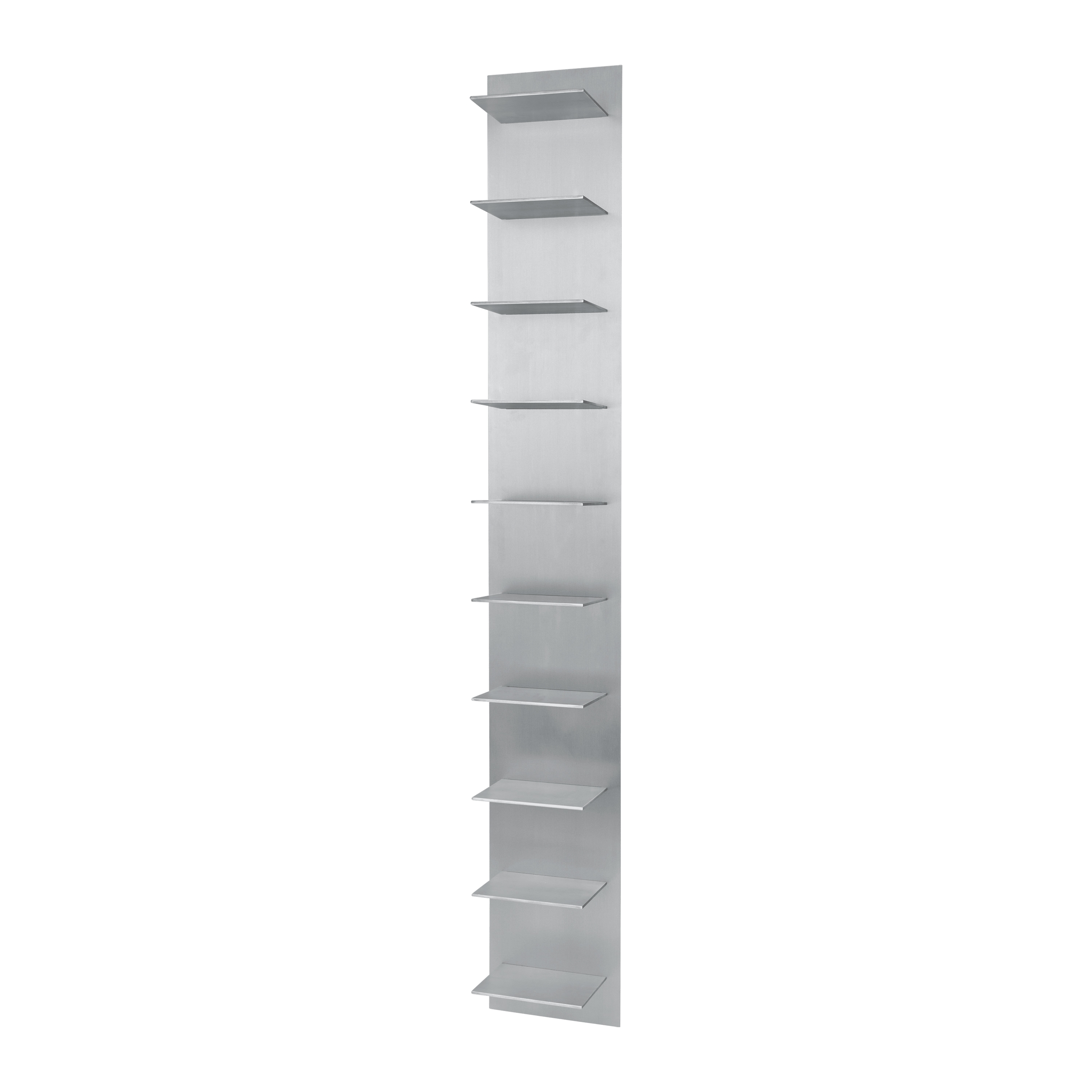 Vertoon produk Lager Wall Shelf - Tall - Aluminium van vervaardiger ferm LIVING