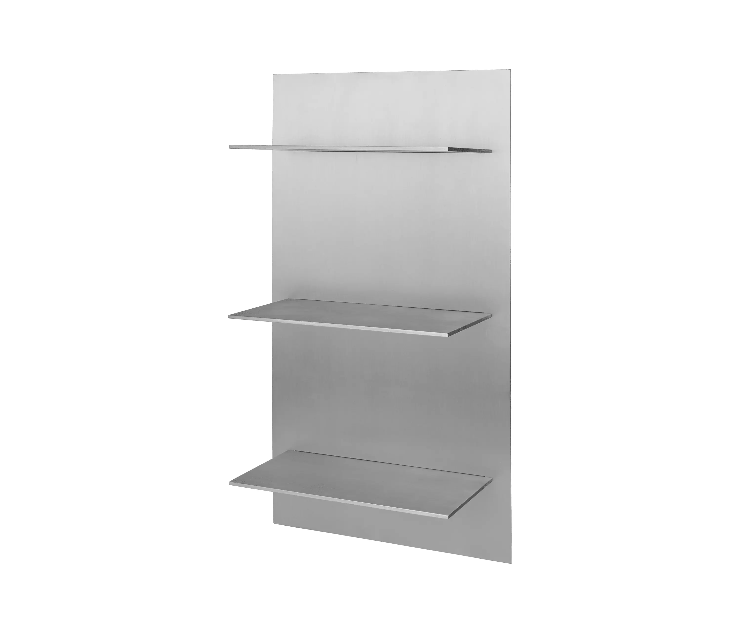 ferm LIVING - Lager Wall Shelf - Triple Small - Aluminium