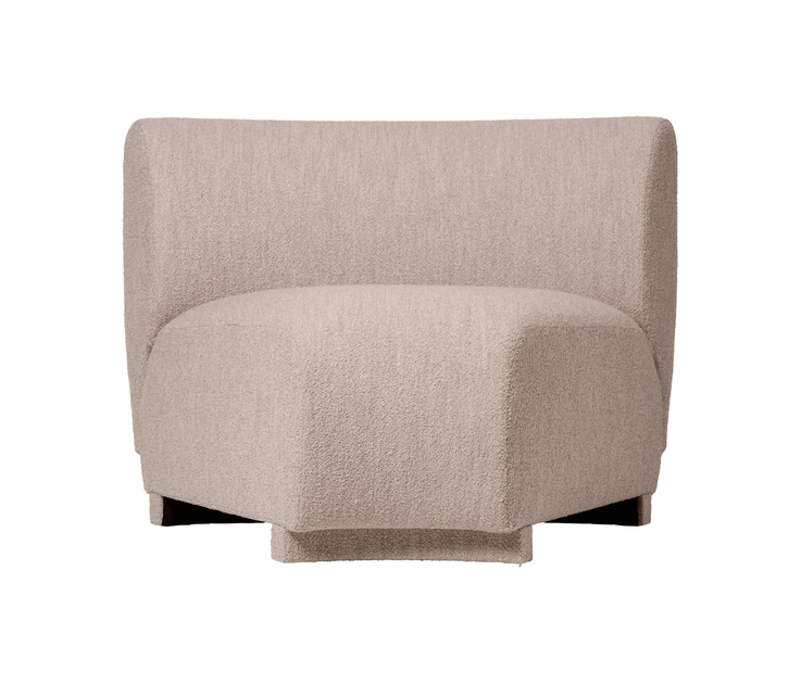 RICO CORNER 45 SOFT BOUCLÉ - NATURAL - Modular seating elements from ...
