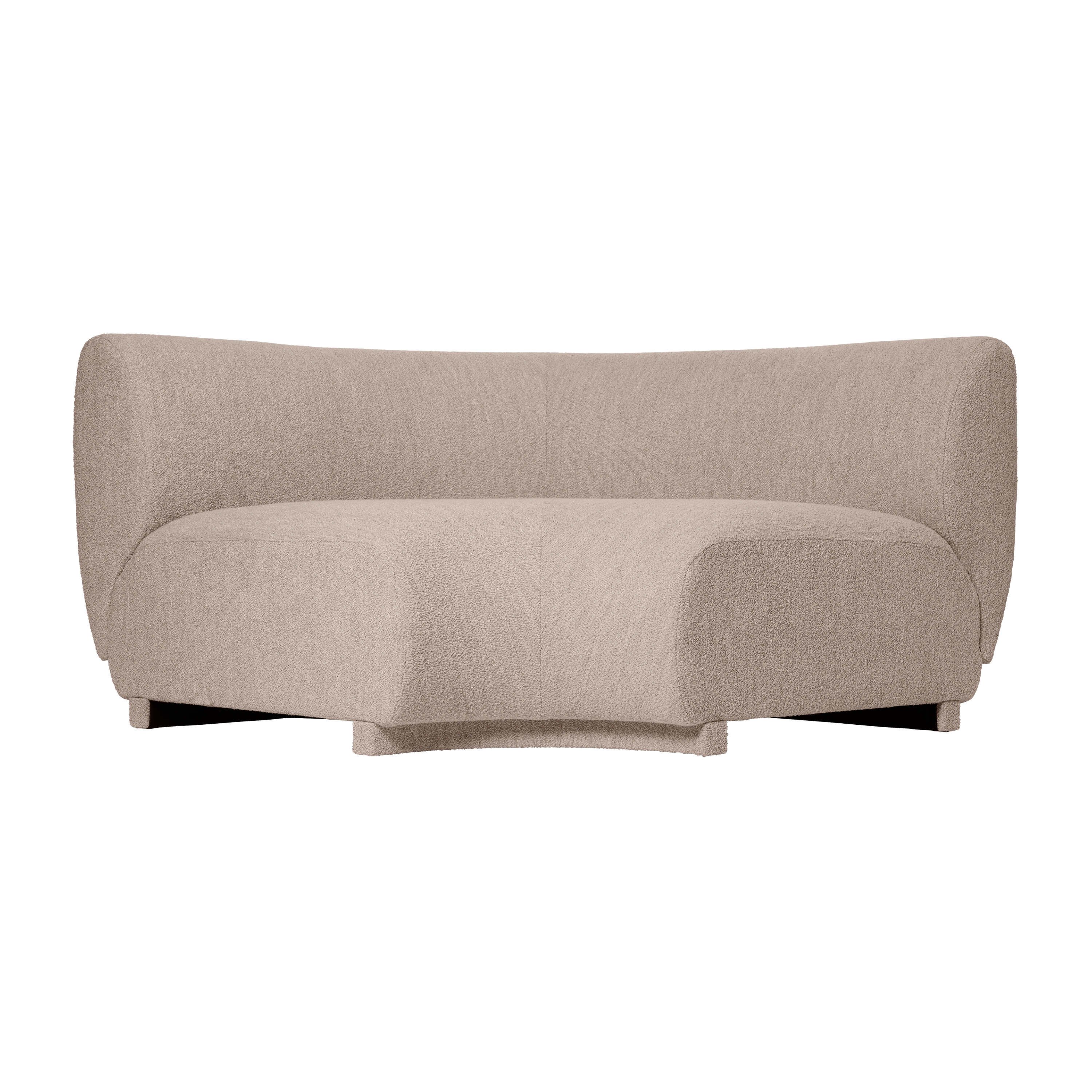 Display product Rico Corner 90 Soft Bouclé - Natural from manufacturer ferm LIVING