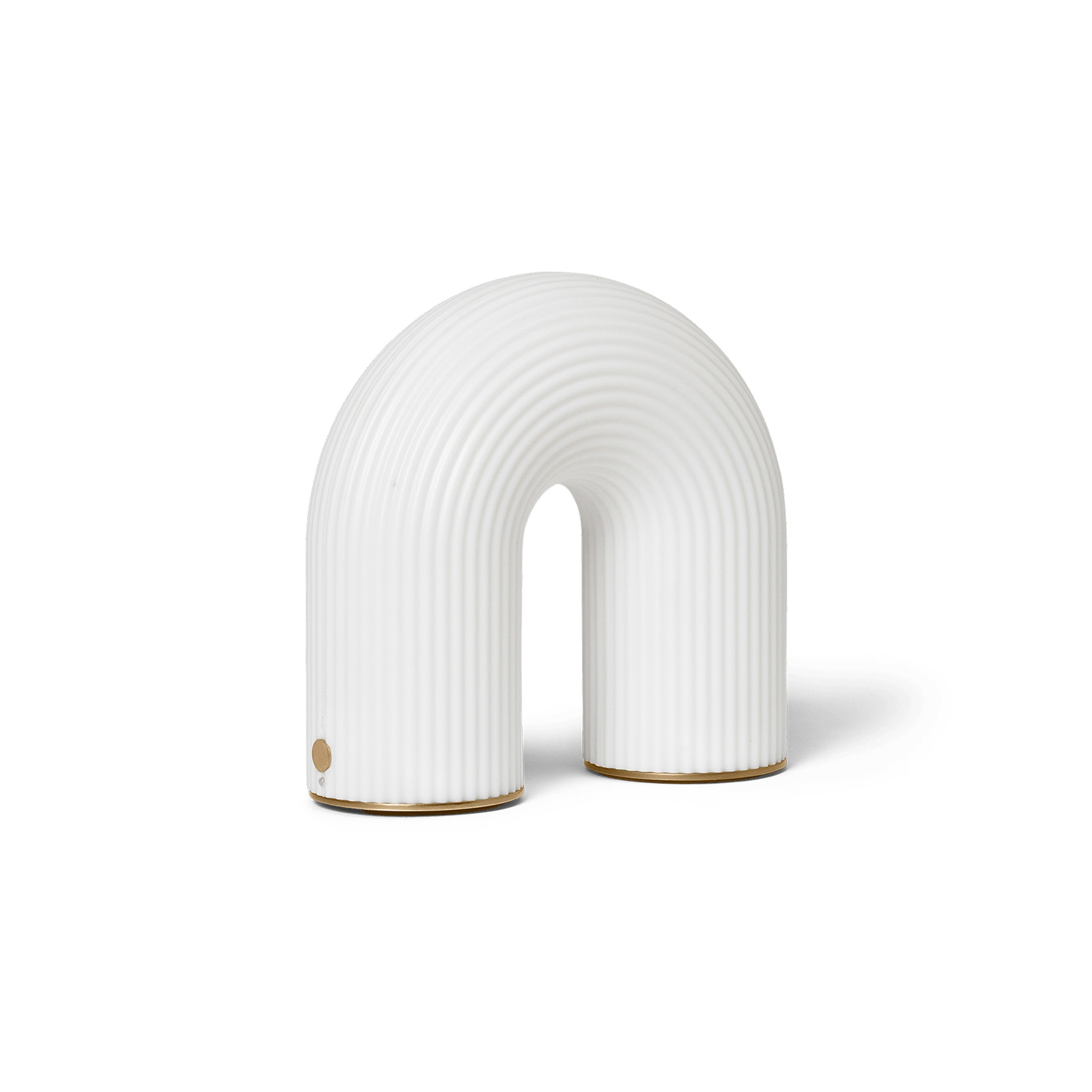 Vertoon produk Vuelta Portable Lamp - White van vervaardiger ferm LIVING
