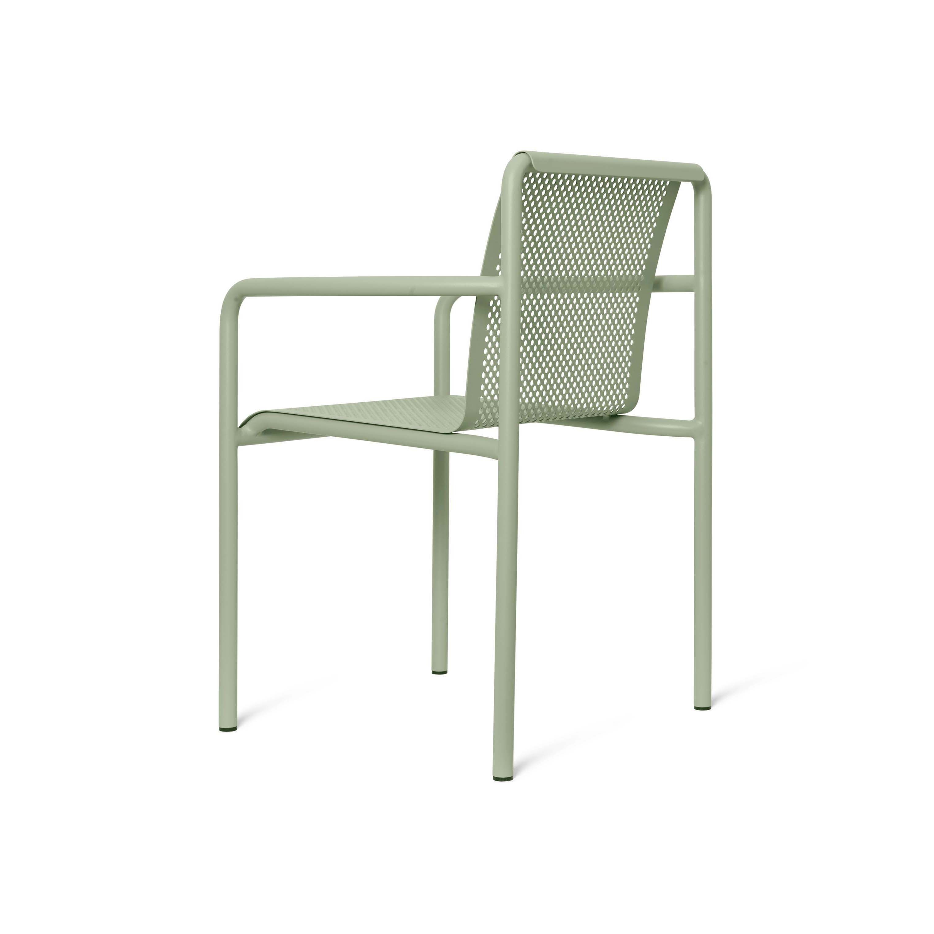 Dapple Chair with Arms - Tea Green