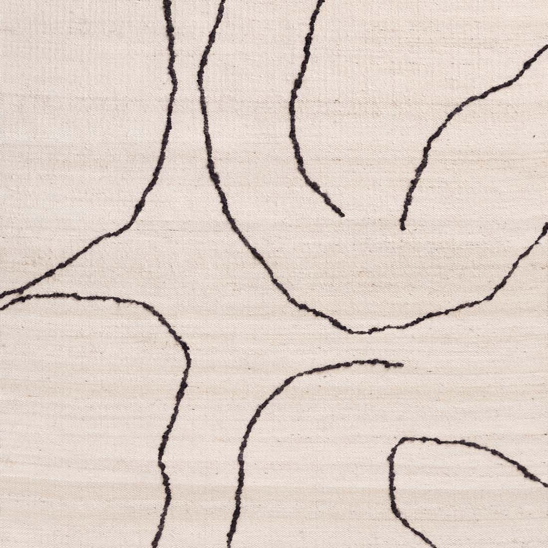 Mostrar el producto Gesso Jute Rug - 140 x 200 - Off-white/Dark fig del fabricante ferm LIVING