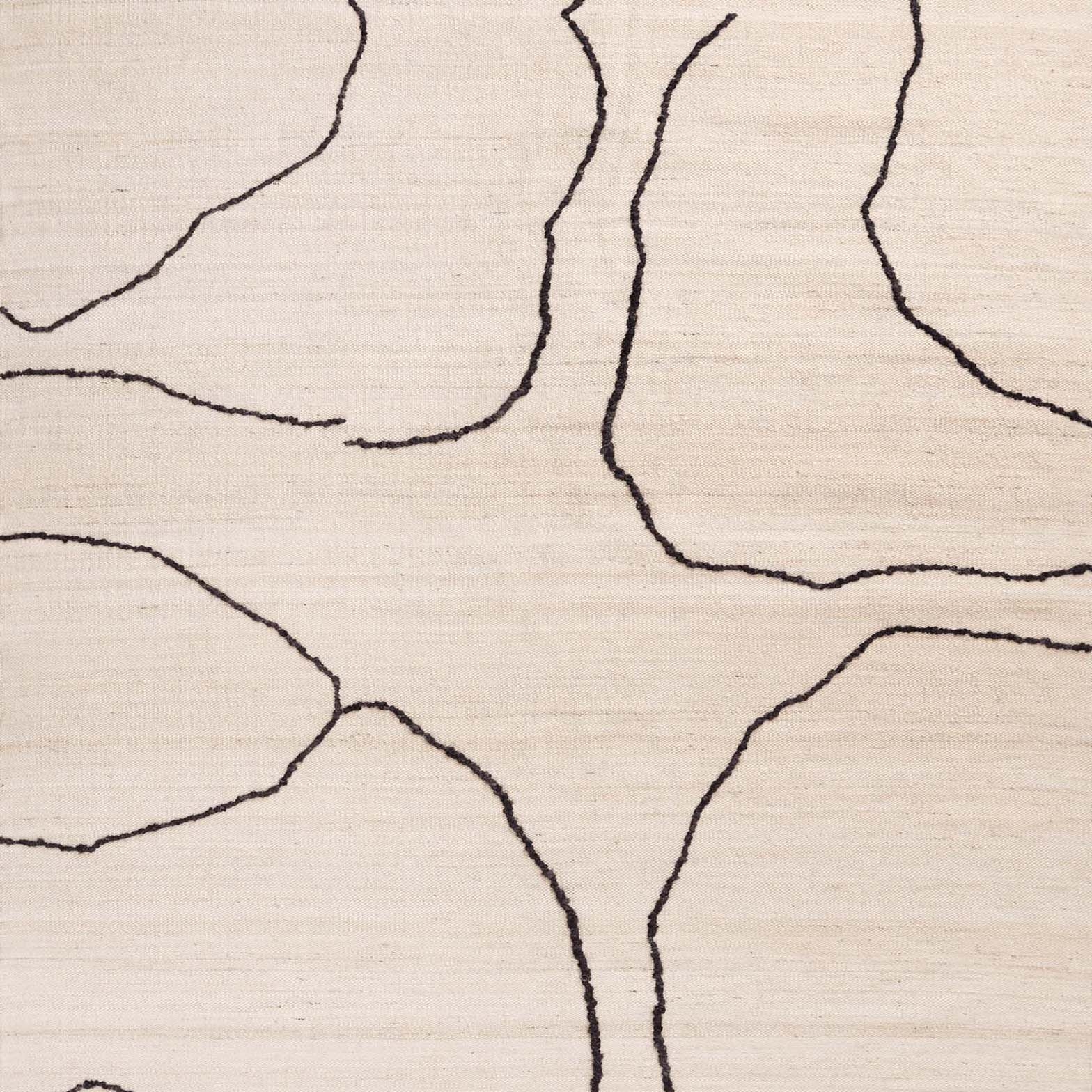 Display product Gesso Jute Rug - 200 x 300 - Off-white/Dark fig from manufacturer ferm LIVING