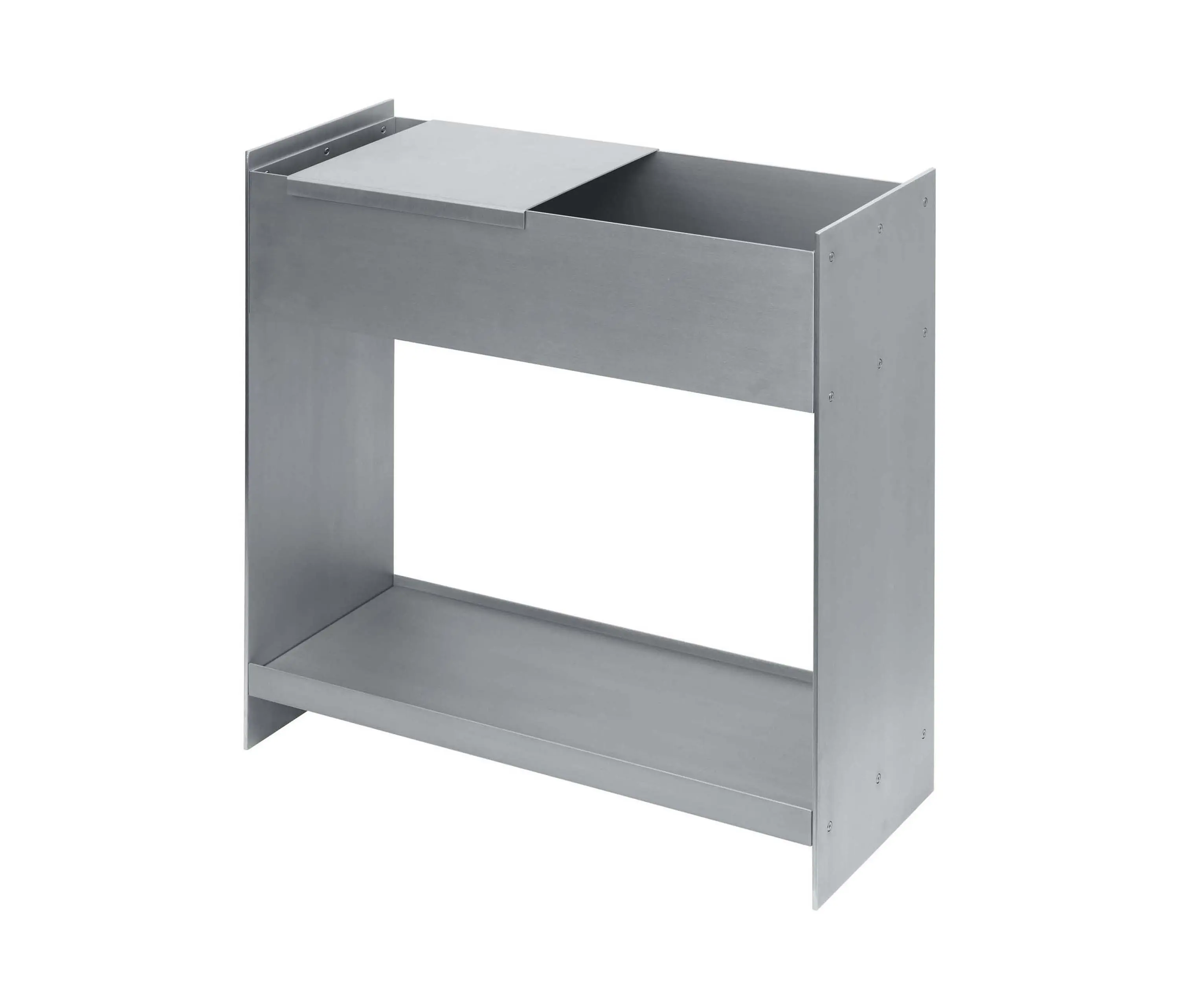ferm LIVING - Lager Plant Box With Shelf - Aluminium