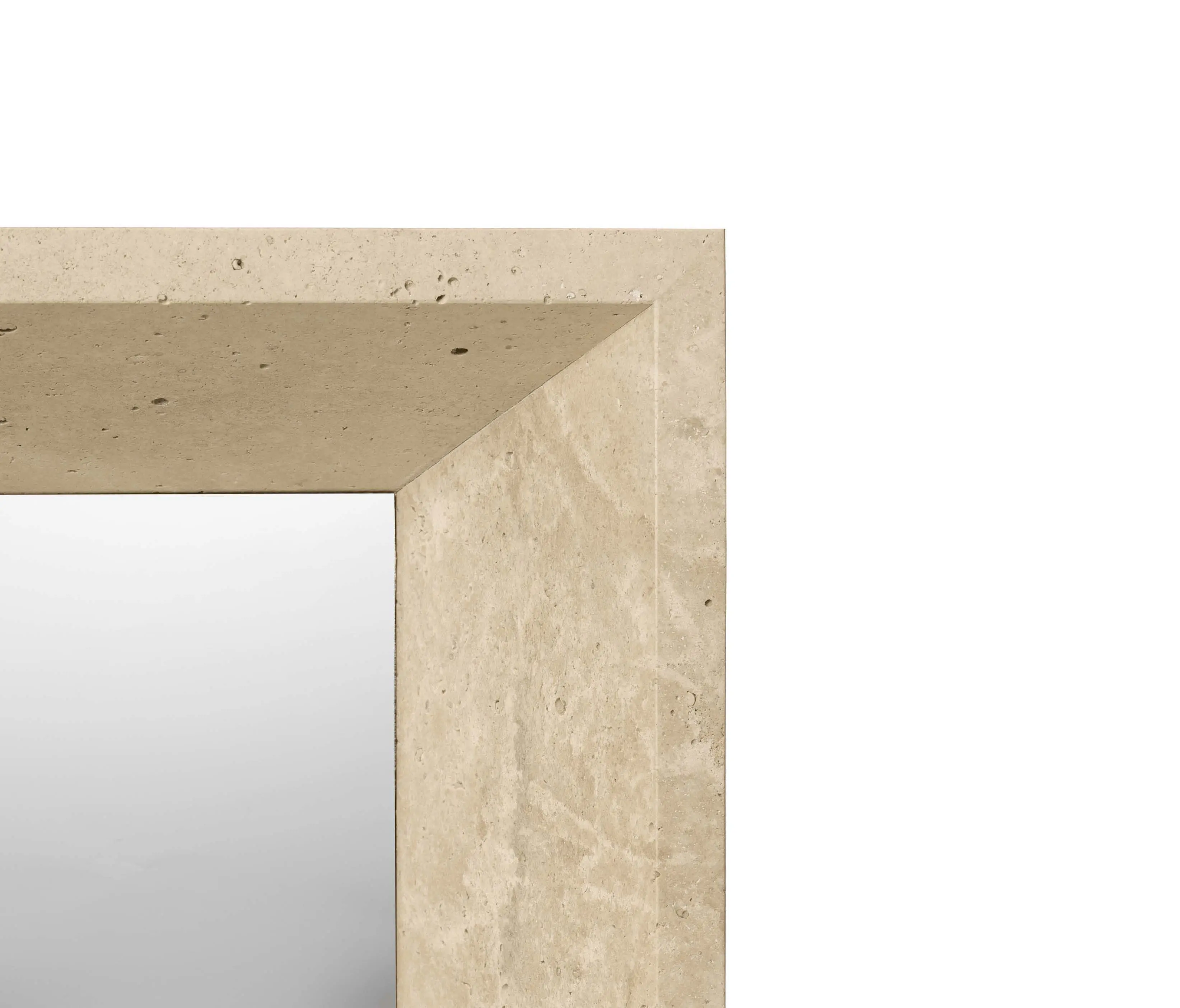 ferm LIVING - Lancet Mirror - Travertine