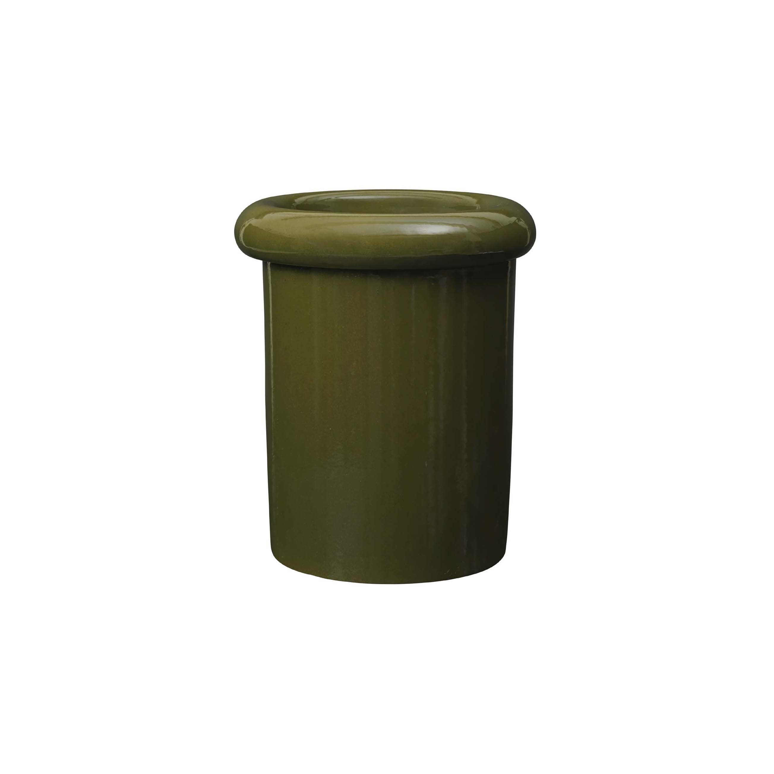 Display product Rollo Pot - H36 - Moss Green from manufacturer ferm LIVING