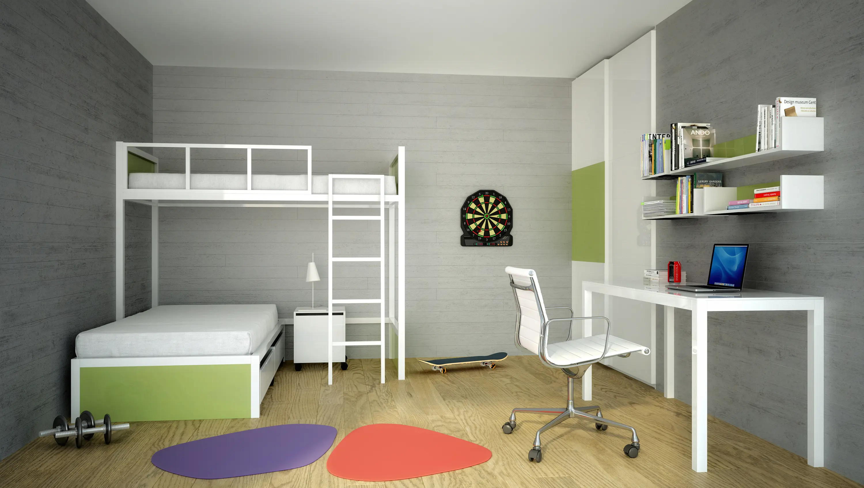 Sistema Midi - Juvenil Bunk Bed
