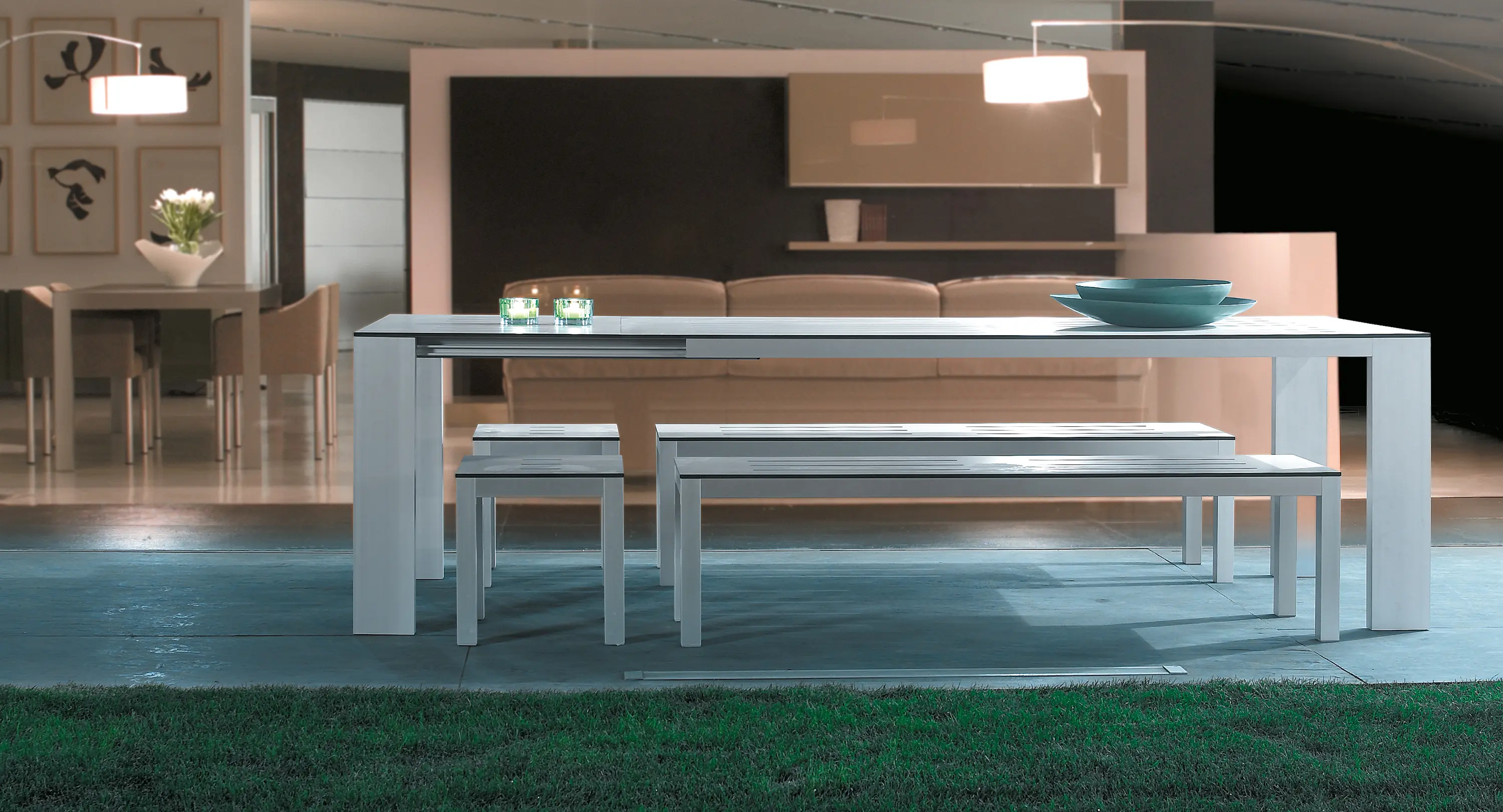 Sistema Midi - Mar de Aluminio Extending Tables