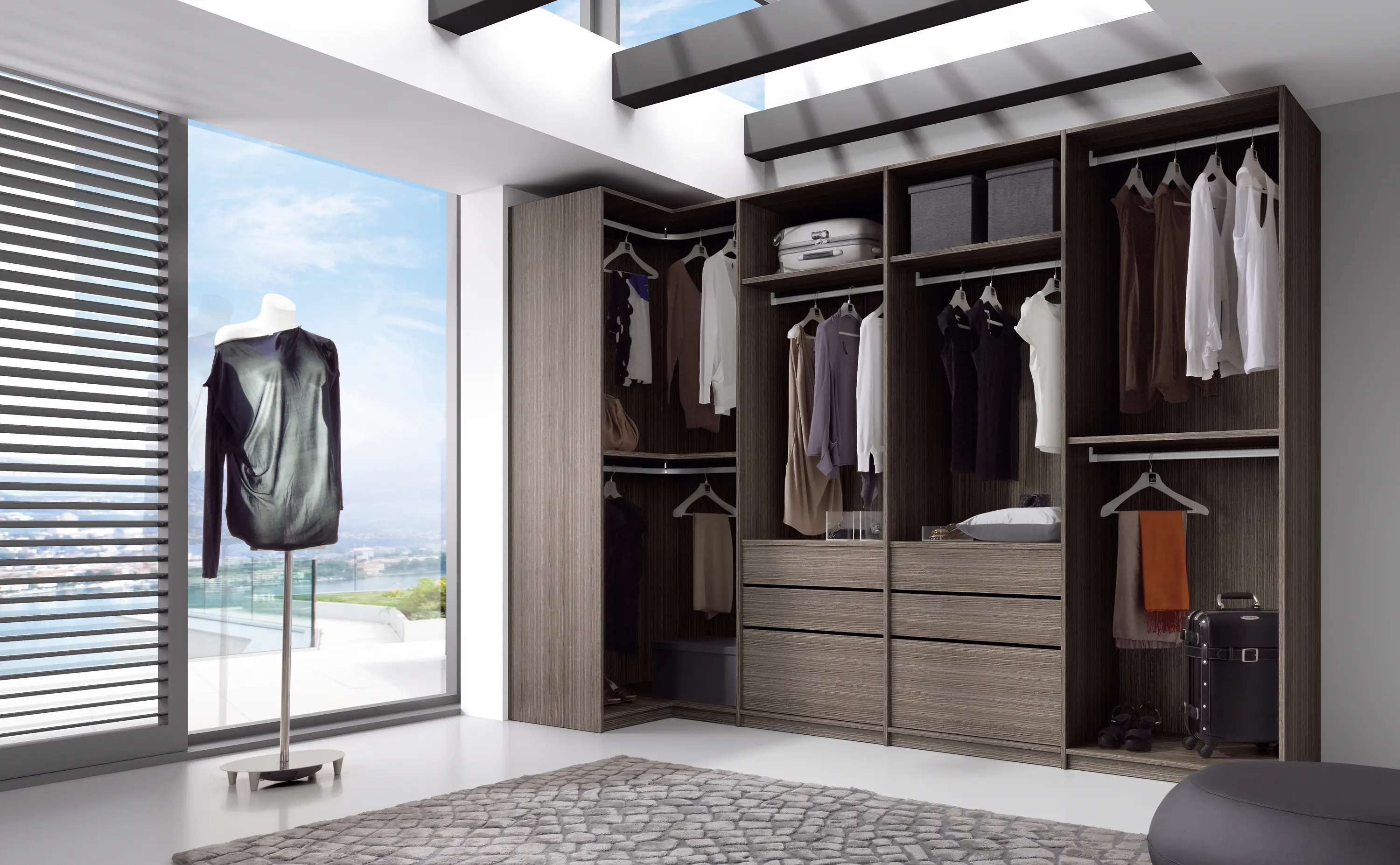 Sistema Midi - Ecco Walk-In-Closet